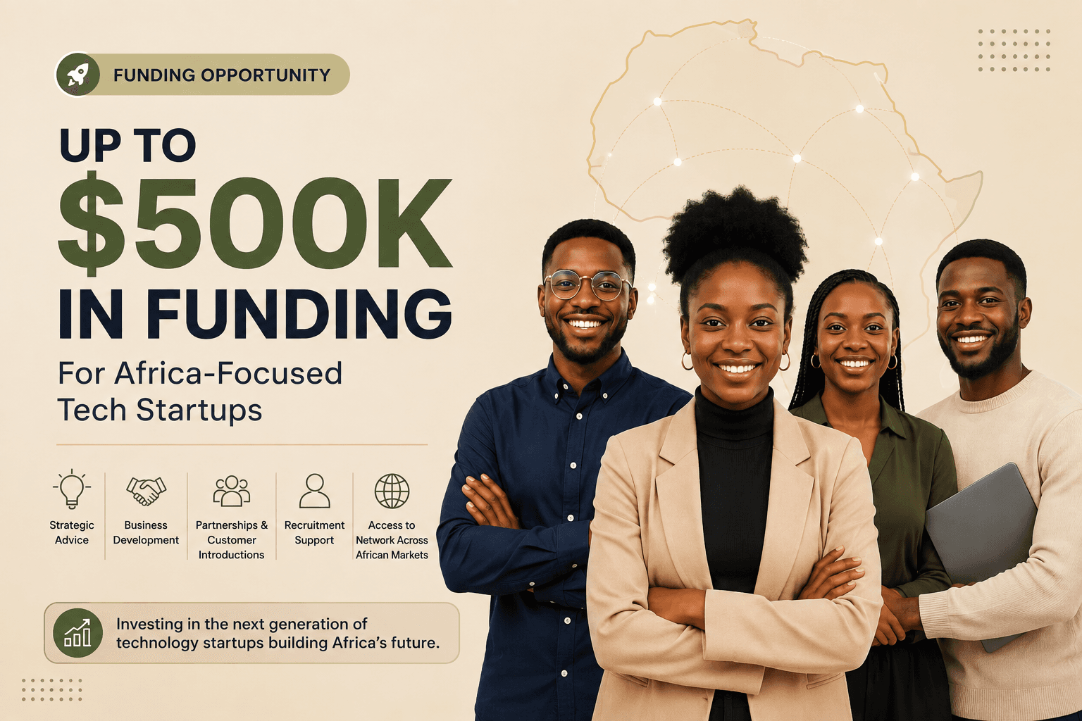Up to $500K Funding Opportunity for Africa-Focused Tech Startups