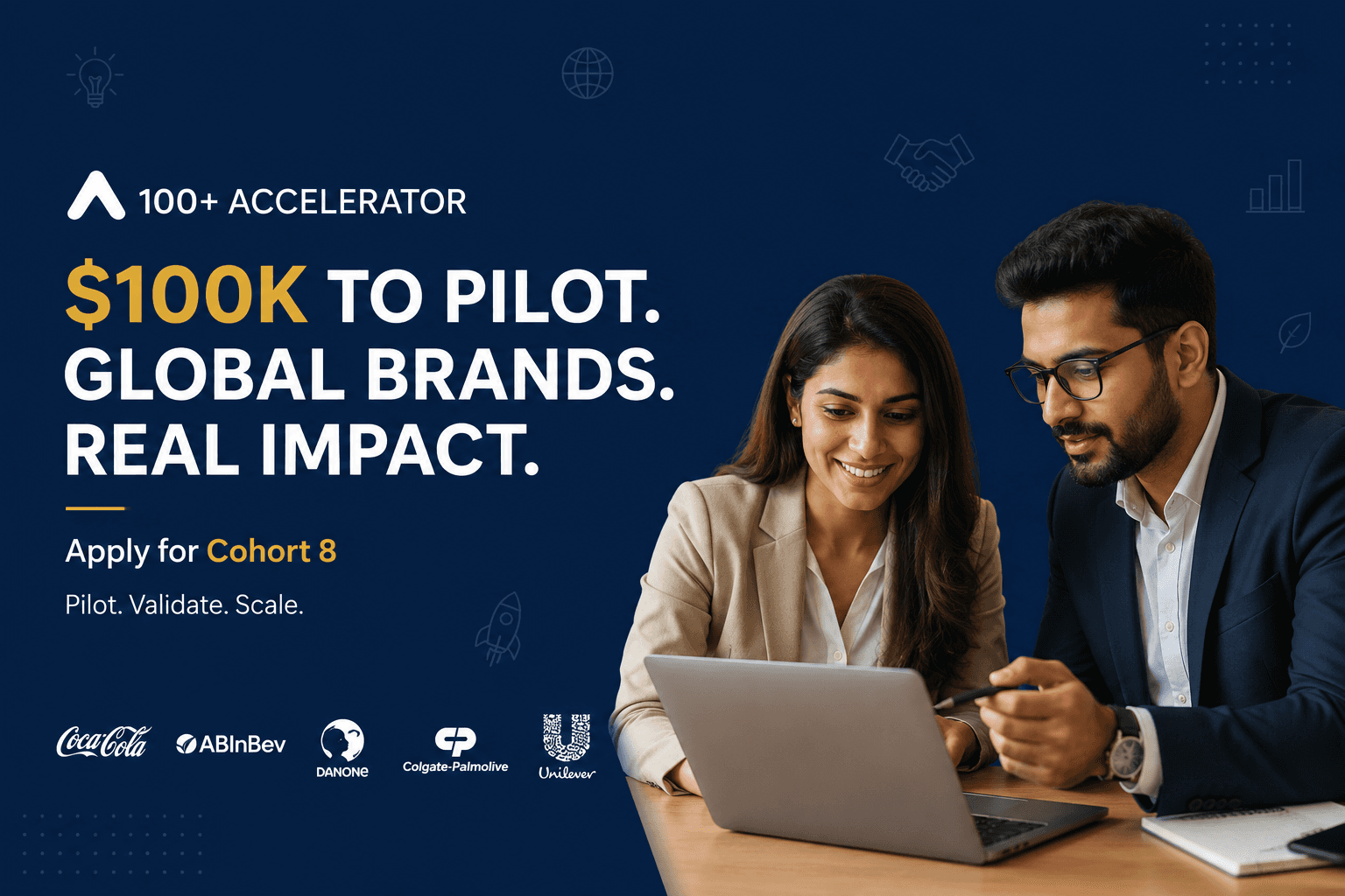 $100,000 to Pilot Your Startup With Global Giants?