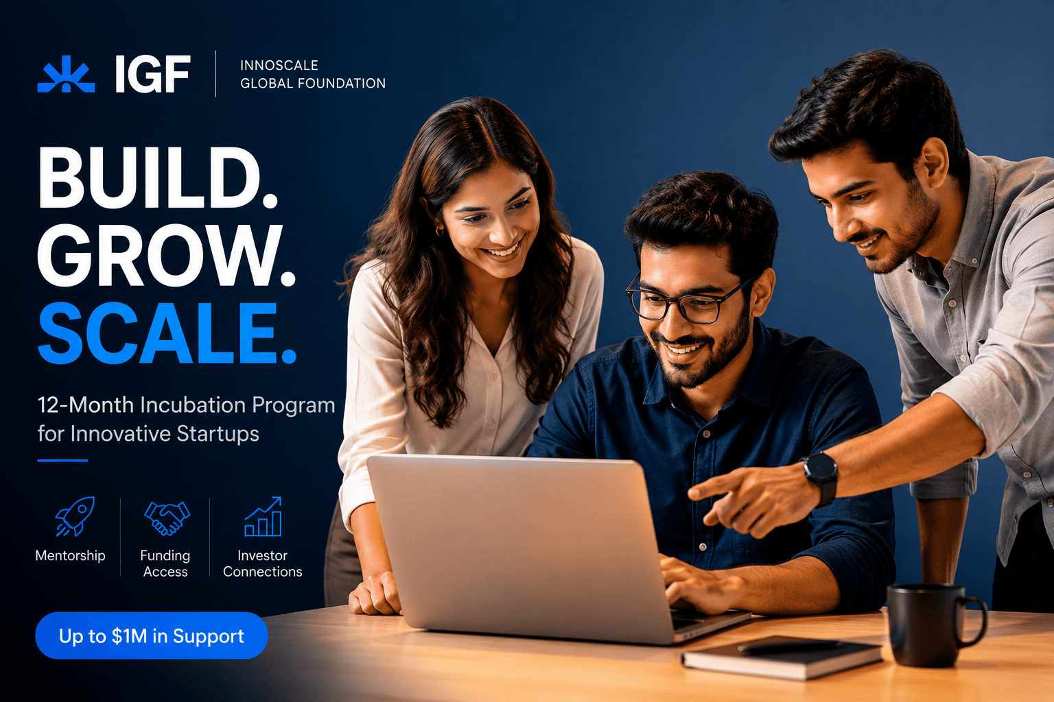 $1 Million in Support for Startups